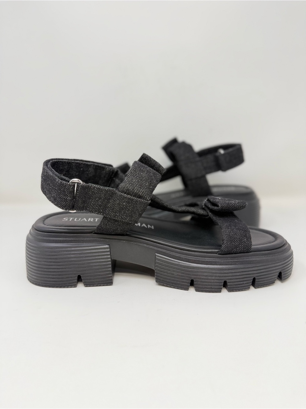 New Stuart Weitzman Sofia Nolita Lug Sole Sandal Sz 8 - Picture 12 of 13
